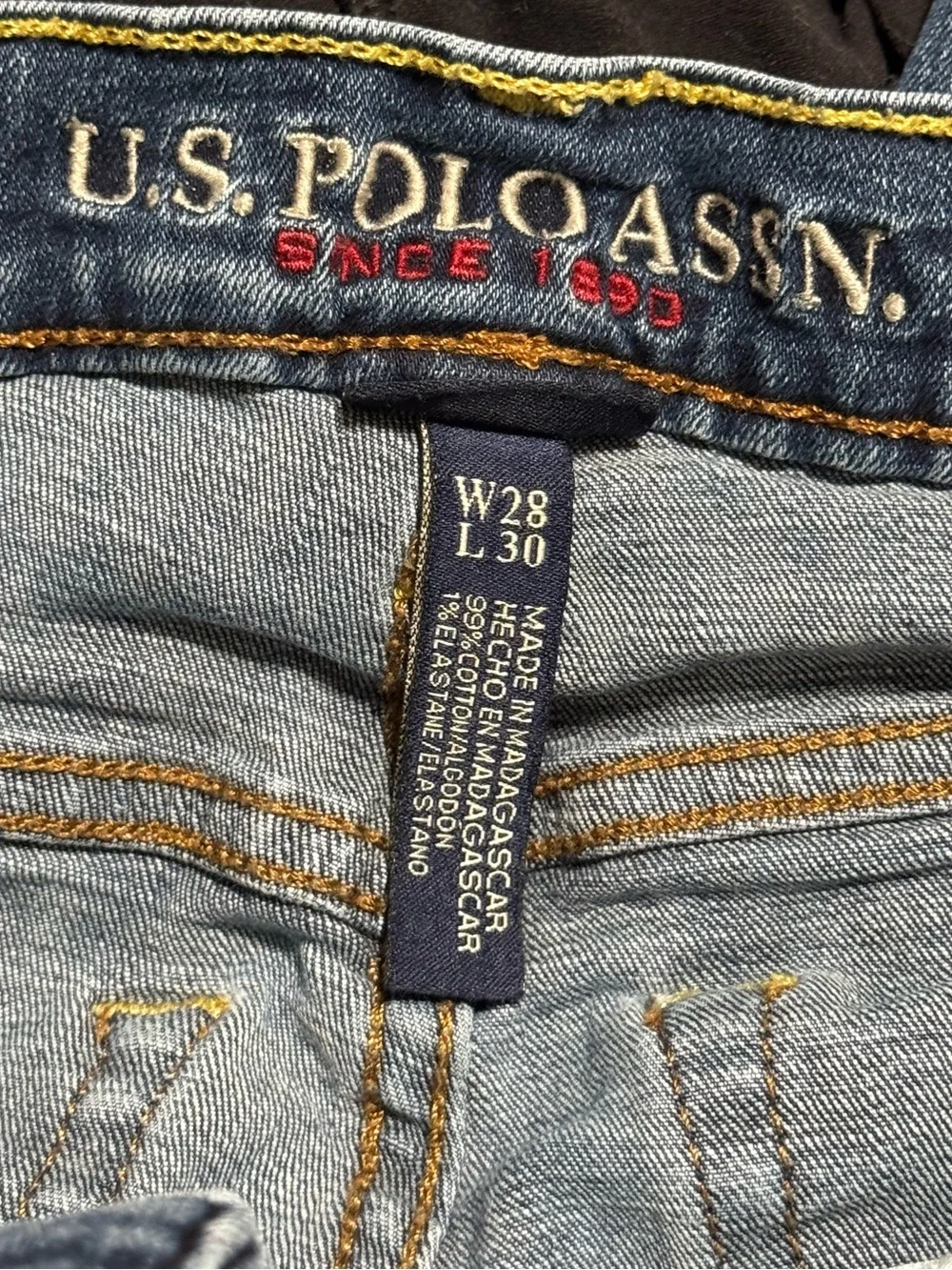 Men's U.S. Polo Assn. Dark Blue Slim Jeans